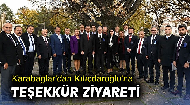 Karabağlar'dan Kılıçdaroğlu'na teşekkür ziyareti