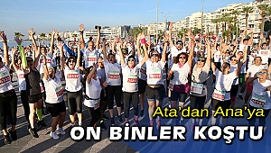 Karşıyaka’da 1250 kişi Ata’dan Ana’ya koştu!
