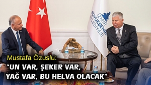 Mustafa Özuslu: “Un var, şeker var, yağ var, bu helva olacak”