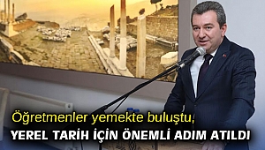 Öğretmenler yemekte buluştu, yerel tarih için önemli adım atıldı