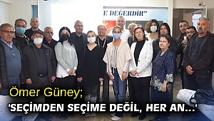 Ömer Güney; 'Seçimden seçime değil, her an…'