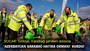 SOCAR Türkiye, Karabağ şehitleri anısına 'Azerbaycan Karabağ Hatıra Ormanı' kurdu!
