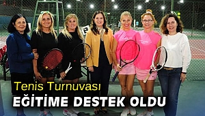 Tenis Turnuvası Eğitime Destek Oldu
