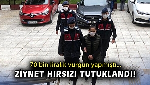 70 bin liralık ziynet eşyası çalan kadın kıskıvrak yakalandı!