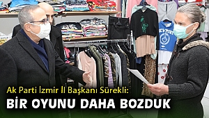 AK Parti İzmir İl Başkanı Kerem Ali Sürekli: “Bir oyunu daha tersine çevirdik”