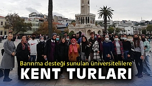 Barınma desteği sunulan üniversitelilere kent turları