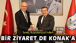 Başkan Batur, İsveç Büyükelçisi’ne Konak’ı anlattı