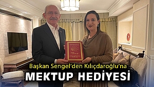 Başkan Sengel'den Kılıçdaroğlu'na mektup hediyesi