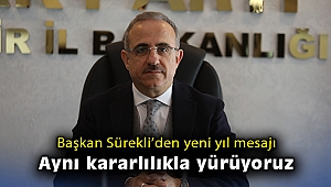 Başkan Sürekli'den yeni yıl mesajı