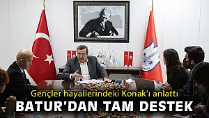 Batur’dan çalıştay düzenleyen gençlere tam destek