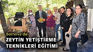 Bornova’da Zeytin Yetiştirme Teknikleri eğitimi