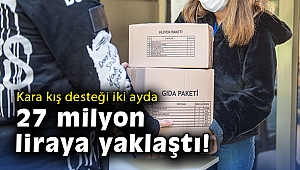 Büyükşehir Belediyesi’nin kara kış desteği iki ayda 27 milyon liraya yaklaştı