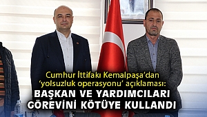 Cumhur İttifakı Kemalpaşa'dan 'yolsuzluk operasyonu' açıklaması: Başkan ve yardımcıları görevini kötüye kullandı