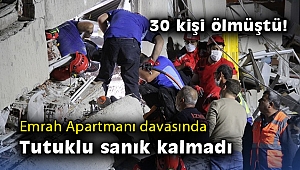 Depremde 30 kişinin öldüğü Emrah Apartmanı davasında tutuklu sanık kalmadı