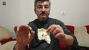 Ekmeğin içinden çıkanı görünce şok oldu