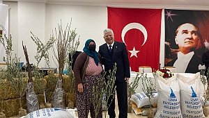 İzmir Büyükşehir Belediyesi’nden Beydağlı üreticiye çifte destek