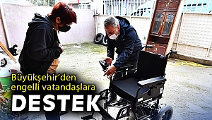İzmir Büyükşehir Belediyesi’nden engelli vatandaşlara destek