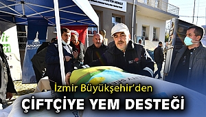 İzmir Büyükşehir Belediyesi üreticiye iklim dostu yem bitkisi desteğini sürdürüyor