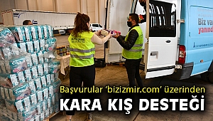 İzmir Büyükşehir'in 'Kara Kış Desteği' sürüyor