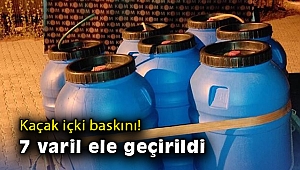 İzmir'de 1 ton kaçak içki ele geçirildi
