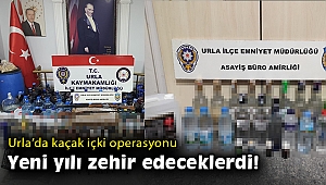 İzmir'de sahte kaçak içki satıcılarına operasyon