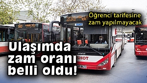 İzmir’de toplu ulaşıma zam oranı belli oldu… Öğrenci tarifesine zam yapılmayacak