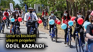 İzmir'in bisikletli ulaşım projeleri ödül kazandı