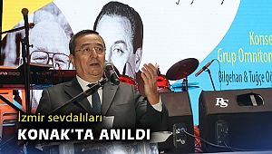 İzmir sevdalıları Konak’ta anıldı