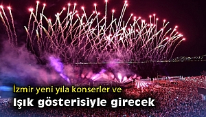 İzmir yeni yıla konserler ve ışık gösterisiyle girecek
