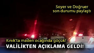 Kınık'ta maden ocağında göçük!