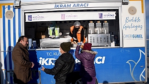 Kuşadası Belediyesi’nden içleri ısıtan ikram