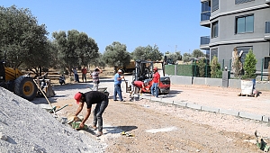 Menderes'te Barbaros’un yolları yenileniyor