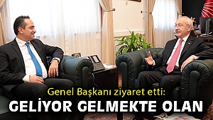 Olgun Atila Genel Başkanla görüştü ve 'Geliyor Gelmekte Olan' mesajını paylaştı