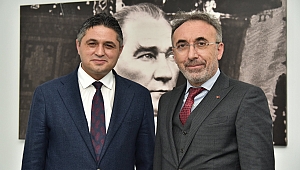 Sanayi Bölgeleri Genel Müdürü Turan'dan Aliağa Belediyesine ziyaret