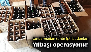 Yılbaşı öncesi jandarmadan uyuşturucu ve sahte içki operasyonu