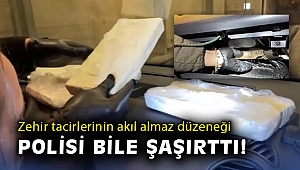 Zehir tacirlerinin akıl almaz düzeneği polisi bile şaşırttı