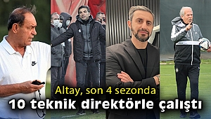 Altay, son 4 sezonda 10 teknik direktörle çalıştı