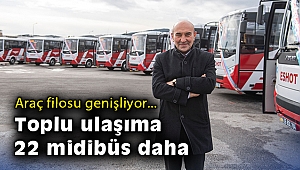Araç filosu genişliyor... Toplu ulaşıma 22 midibüs daha
