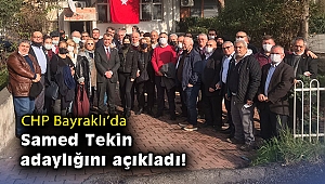 Av. Samed Tekin CHP Bayraklı İlçe Başkanlığı için adaylığını açıkladı