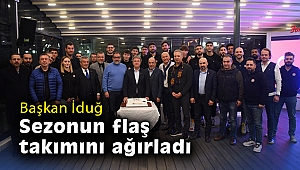 Başkan İduğ, sezonun flaş takımını ağırladı