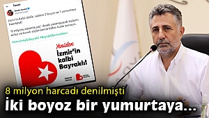 Başkan Sandal'dan 'logo' açıklaması: İki boyoz bir yumurtaya hazırlattık
