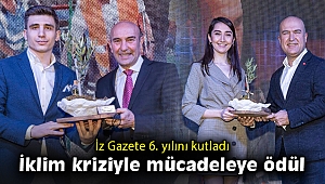 Başkan Soyer’e iklim kriziyle mücadele ödülü