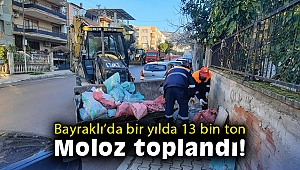 Bayraklı’da bir yılda 13 bin ton moloz toplandı!