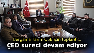 Bergama Tarım OSB için toplantı