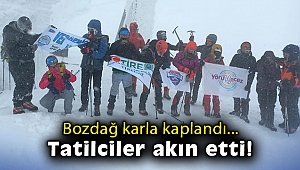 Bozdağ, tatilcilerin akınına uğradı
