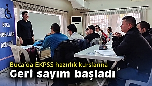 Buca'da EKPSS hazırlık kurslarına geri sayım başladı