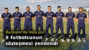 Bucaspor’da imza şov: 8 futbolcunun sözleşmesi yenilendi