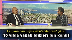 Çalışkan'dan Büyükşehir'e deprem çıkışı: 10 yılda yapabildikleri bin konut
