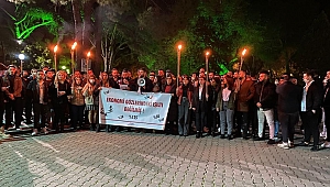 CHP İzmir İl Gençlik Kolları’ndan zamlara meşaleli tepki