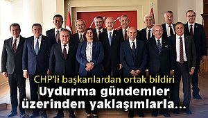 CHP'li başkanlardan ortak bildiri
